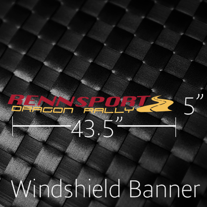 Rennsport Dragon Rally - Windshield Banner
